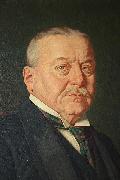 unknow artist, Oil painting portrait of Emil Belzer. The picture is being hosted by the Staatsarchiv Sigmaringen.